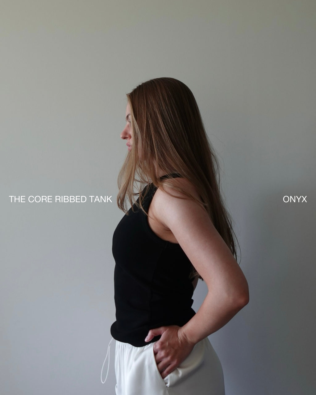 THE CORE RIBBED TANK