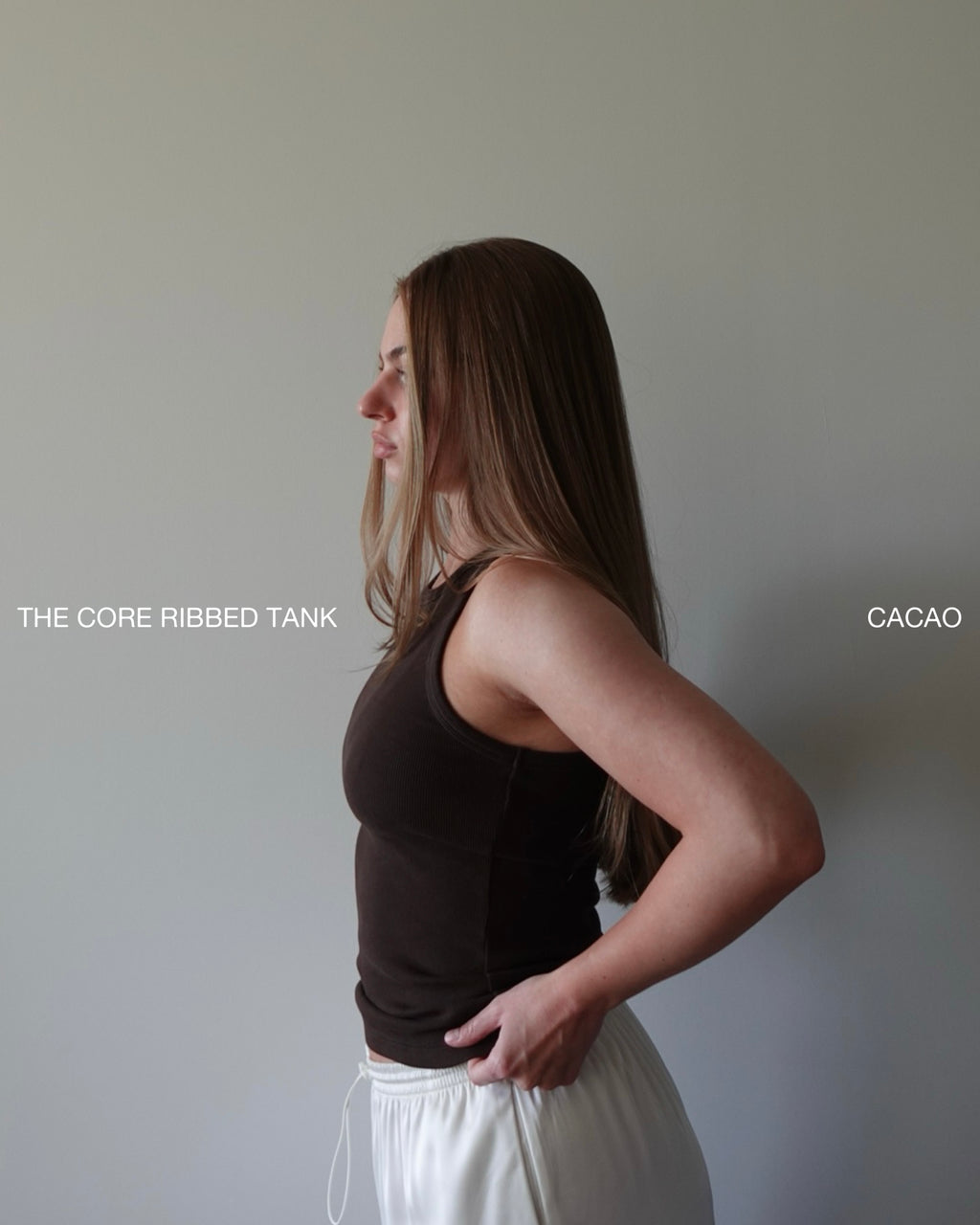 THE CORE RIBBED TANK